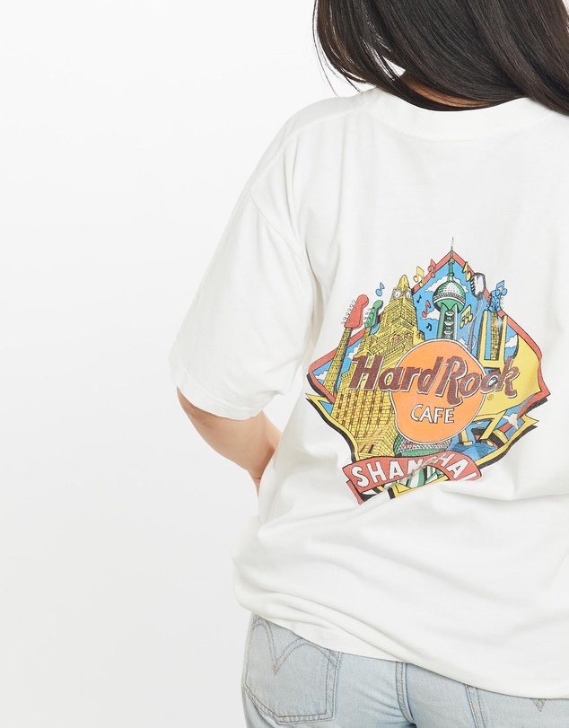 Vintage by The Real Deal - Pre Loved - Vintage 90s Hard Rock Cafe Shanghai Tee