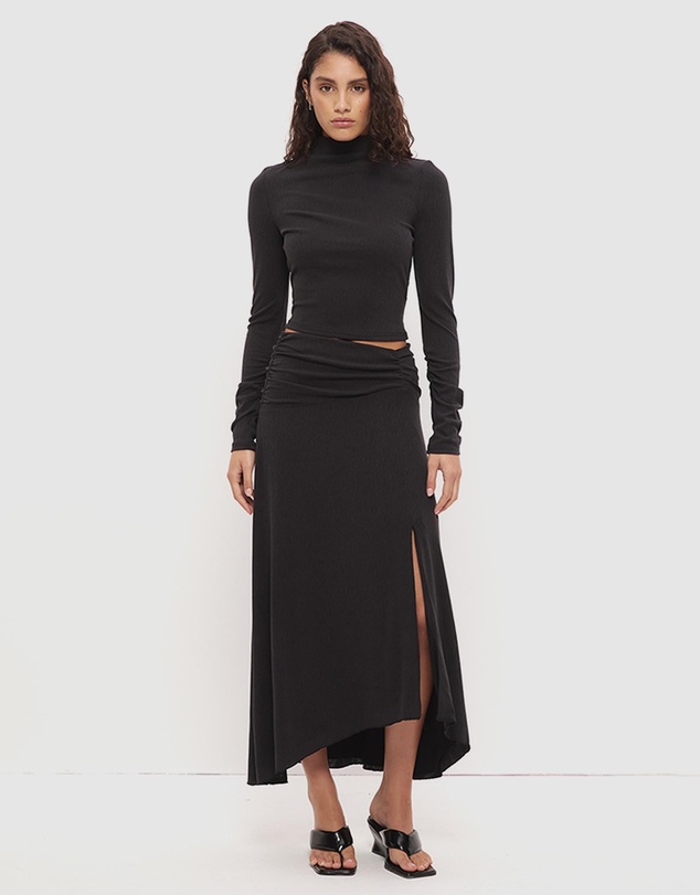 MON RENN - Farrah Draped Skirt