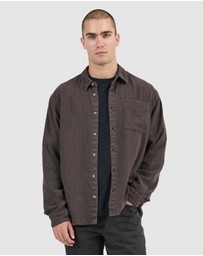Rolla's - Heavy Weave Long Sleeve - Dark Brown