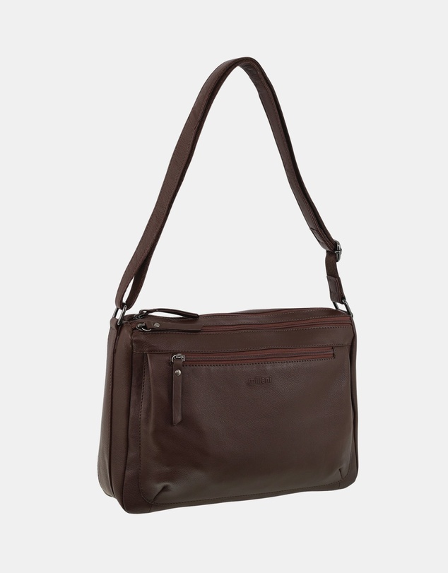 Milleni - Milleni Ladies Genuine Leather Cross-Body Bag