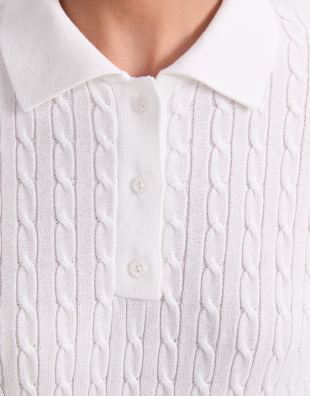 Sportscraft - Chiffon Cotton Cable Polo