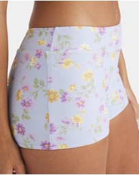 Roxy - Womens Wildflower High Waist Bikini Bottom