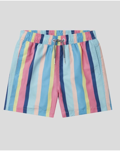 Boardies - Boardies Cake Stripe Kids Swim Shorts