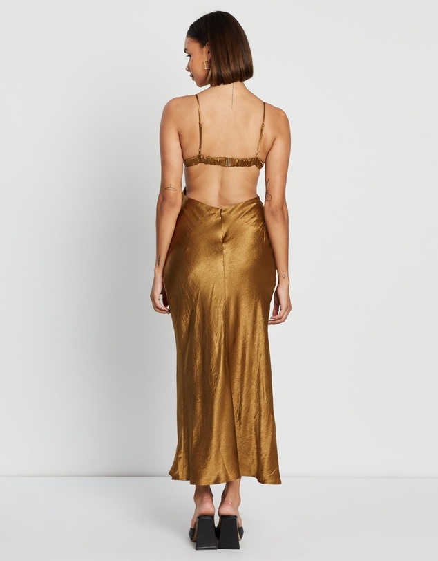 Third Form - Crush Bias Tri Midi Dress