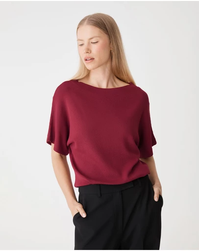 Forcast - Jemma Relaxed Knit Top