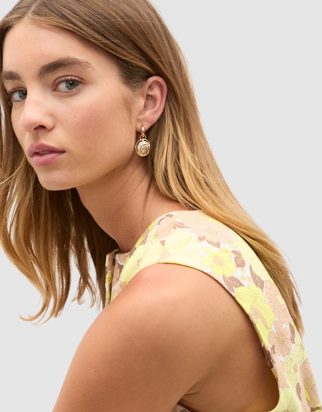 Seed Heritage - Linen Vintage Floral Mini Dress
