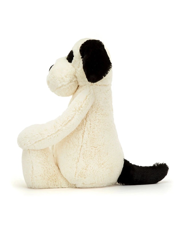 Jellycat - Bashful Black & Cream Puppy Big