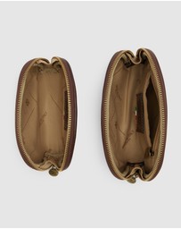Republic of Florence - Duo Brown Leather Pouch Set