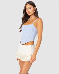 EDIKTED - Cammie Striped Corset