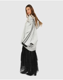Belle & Bloom - Living by the Ocean Oversized Striped Hoodie