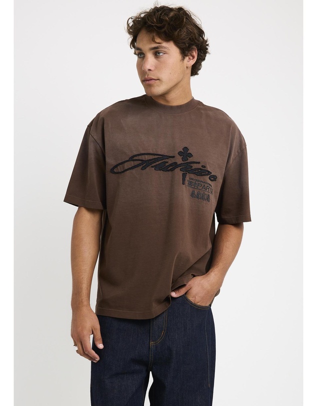 Black Noise White Rain - Cursive T-Shirt