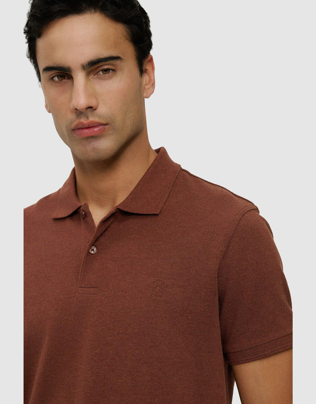 Trenery - Pique Marle Monogram Polo