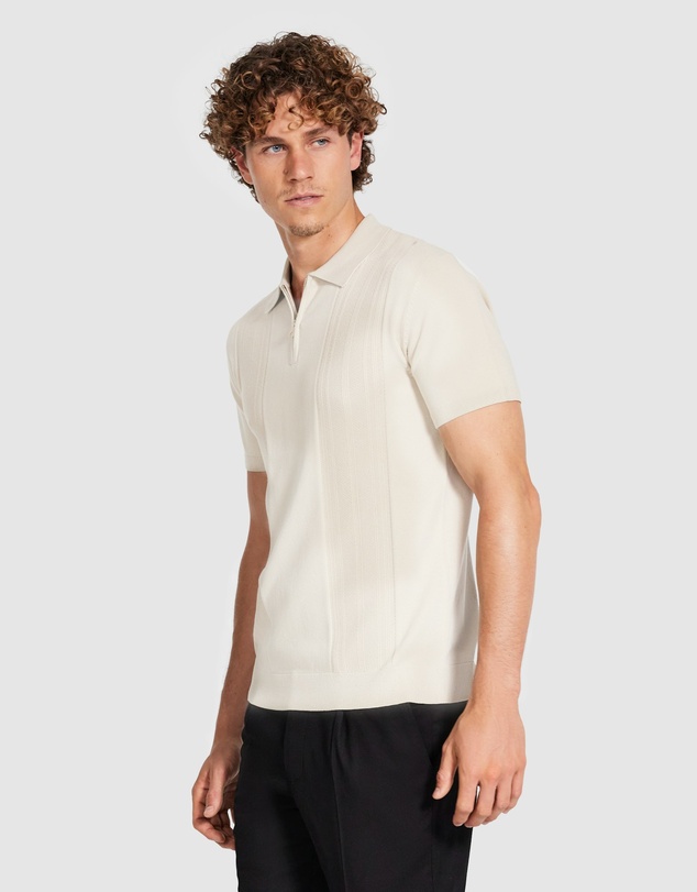 Tarocash - Stilone Zip Knit Polo