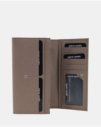 Pierre Cardin - Pierre Cardin Rustic Leather Ladies Wallet