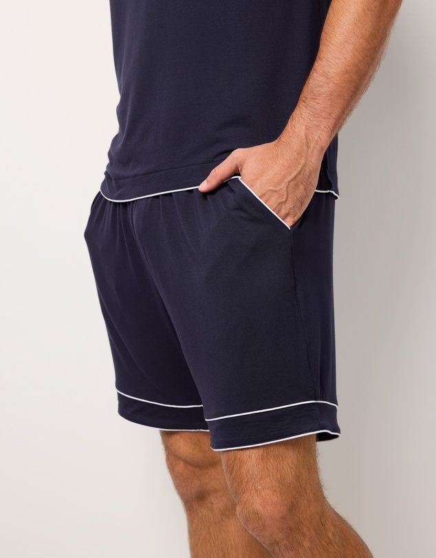 Wanderluxe Sleepwear - Nox TENCEL Modal Boxer Shorts & T-Shirt