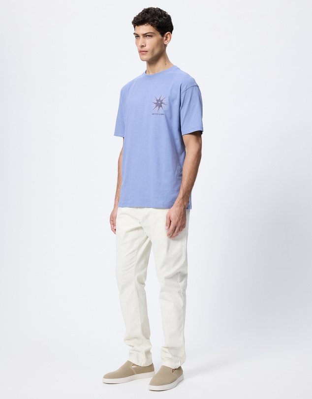 Scotch & Soda - Front And Back Artwork Relaxed Fit T-Shirt