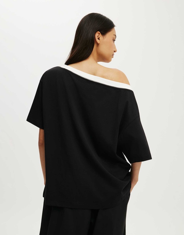 Cotton On - Boxy Off Shoulder Short Sleeve Tee