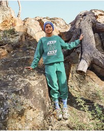 Skwosh - Kids Track Pant in Alpine