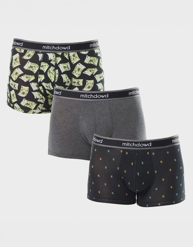 Mitch Dowd - Mens Funny Money Trunk 3 Pack