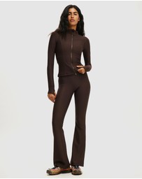 Cotton On Body Active - Fleece Lined Long Sleeve Zip Thru
