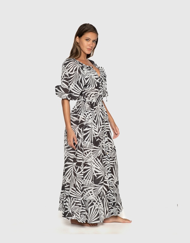 Nip Tuck Swim - Black Butia Morning Bay Dress
