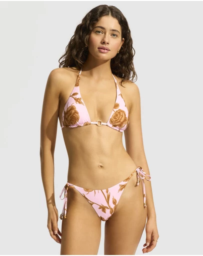 Seafolly - Rococo Tie Side Rio Bikini Bottom