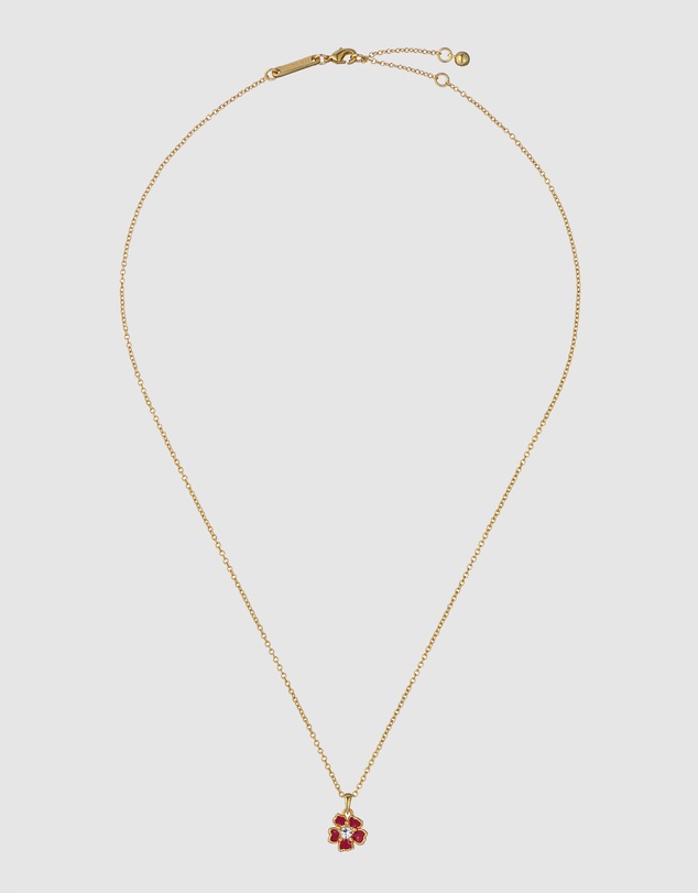 Ted Baker - PETIIES: Painted Flower Pendant Necklace