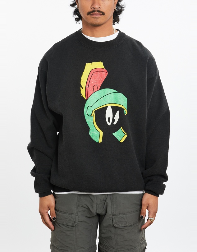 Vintage by The Real Deal - Pre Loved - 1991 Looney Tunes Marvin the Martian Sweatshirt