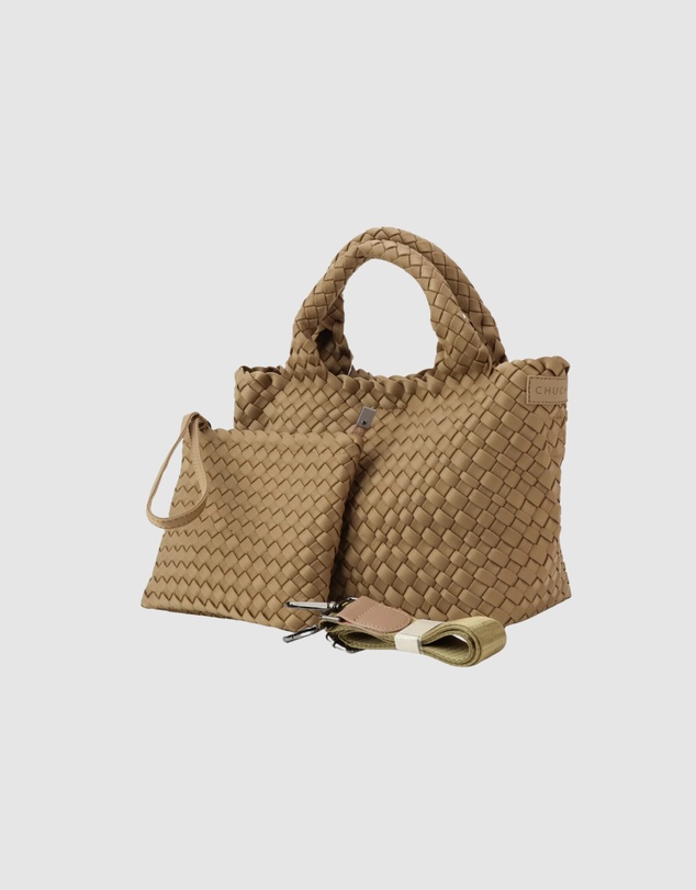 Chuchka - Woven Neoprene Mini Tote - Nude