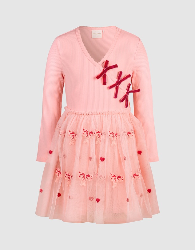Fleur Harris - 'Days of Enchantment' Bow Tutu Dress in Pink