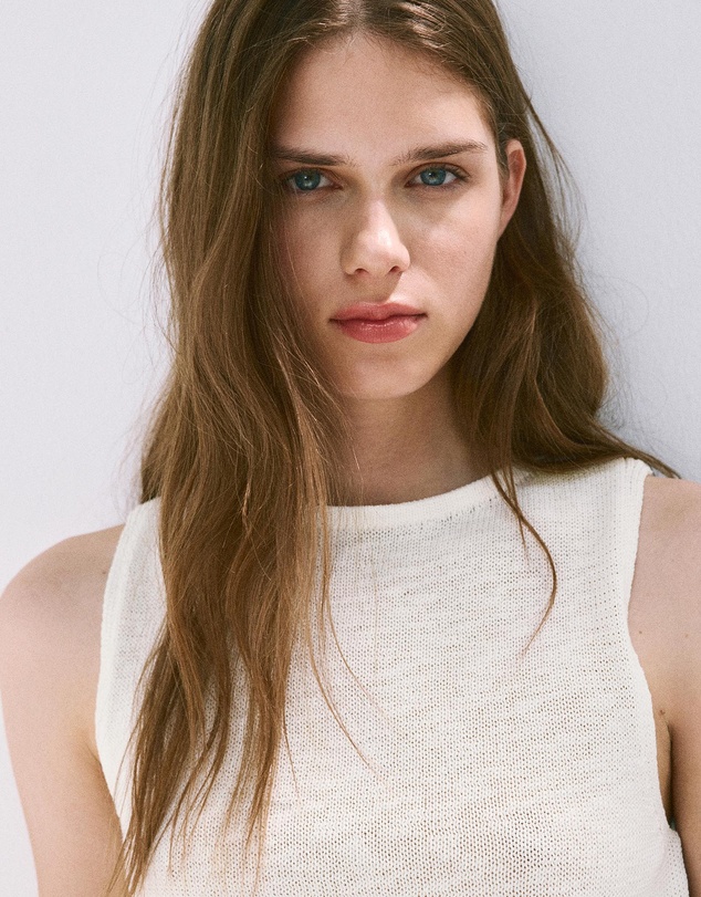 M.N.G - Lace Detail Knit Top