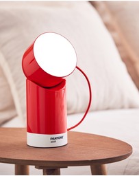 Lexon - Lexon Orbe Portable Led Lamp With Moving Head PANTONE - 2035 Red