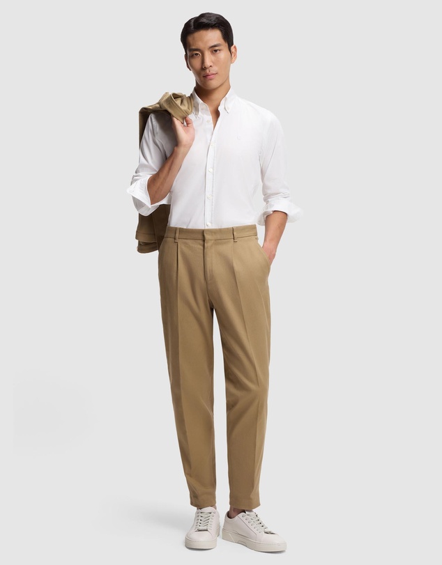 BOSS - Slim-Fit Shirt in Cotton-Blend Poplin