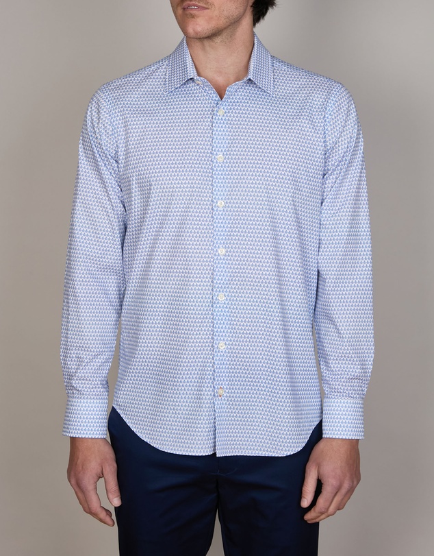 Simon Carter - Boats Digital Print Shirt