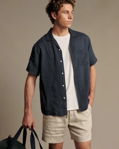 R.M.Williams - Newman Linen Resort SS Shirt