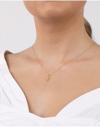Lovisa - Gold Plated Sterling Silver Cross Necklace