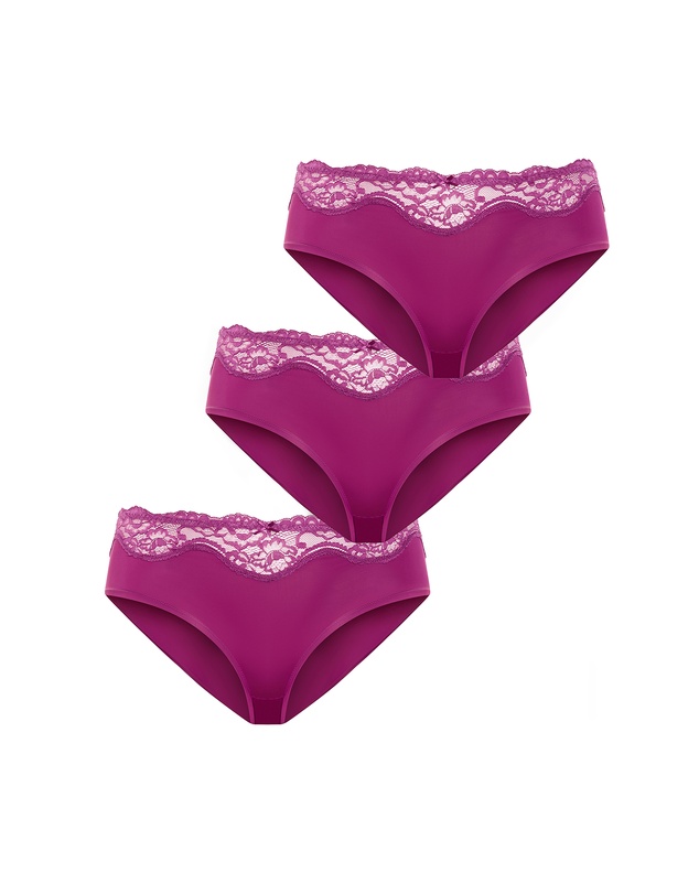 City Chic - Smooth & Chic 3 Pack Micro Shorty