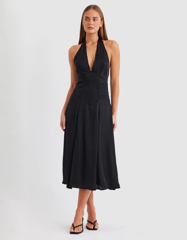 SNDYS - Evelyn Halter Midi Dress