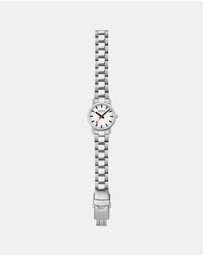 Mondaine - Mondaine Classic Silver Stainless Steel 30mm Watch