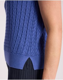 David Lawrence - Chantilly Sleeveless Knit Polo