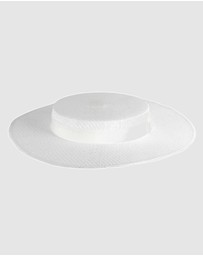 Max Alexander - White Boater Hat