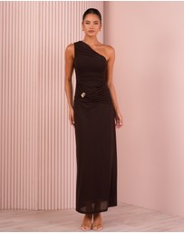 Azzurielle - Cheryll One Shoulder Maxi Dress
