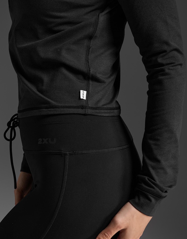 2XU - Flex Crop 1/2 Zip Long Sleeve Top