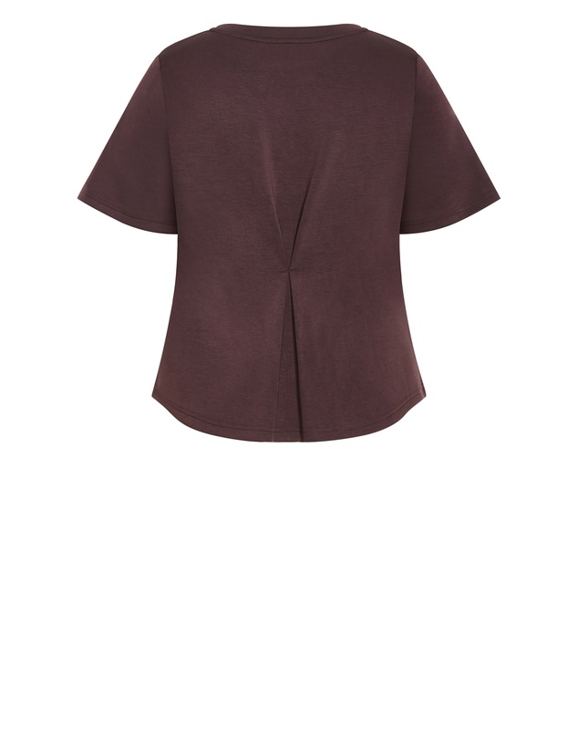 City Chic - Mae Short Sleeve Sweat Top