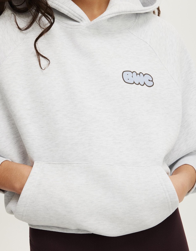 Cotton On Body Active - Plush Premium Graphic Raglan Hoodie
