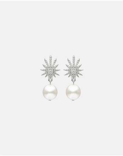 Stephanie Browne - Venus Pearl Earrings