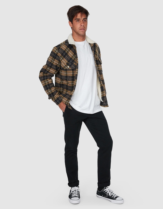 RVCA - Daggers Plaid Sherpa Jacket