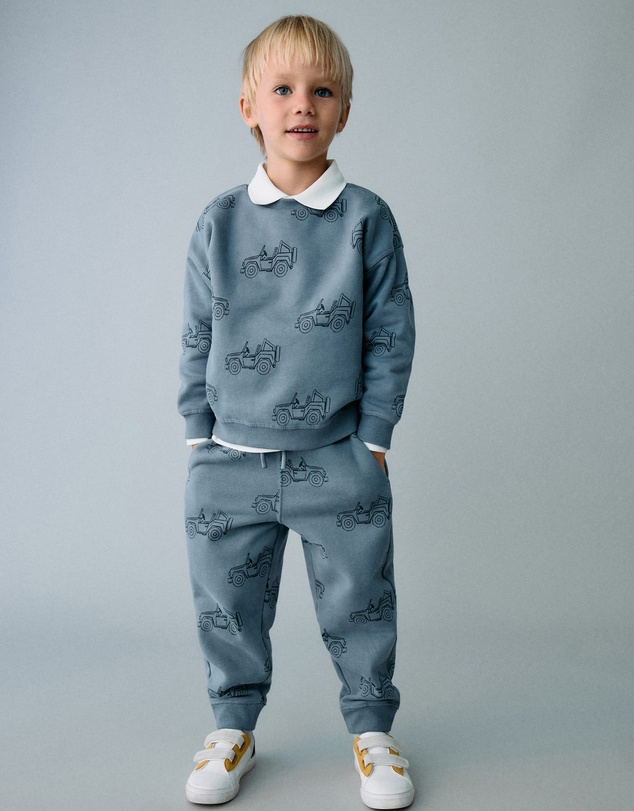M.N.G - Cars Allover Print Joggers - Babies-Kids