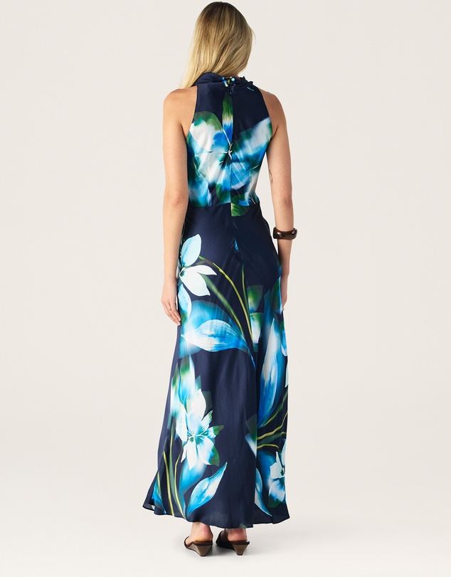 MOS The Label - Bloom Halter Neck Dress