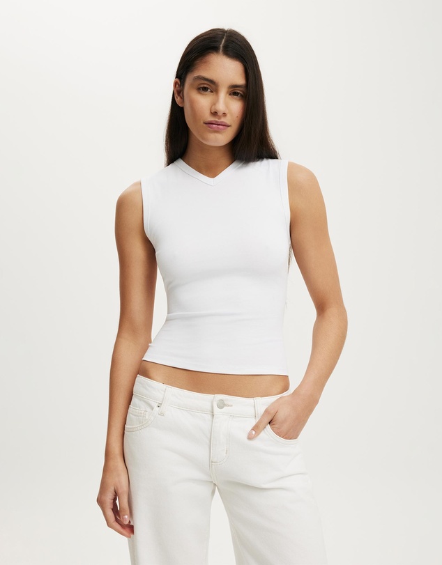 Cotton On - 90S V Neck Tank